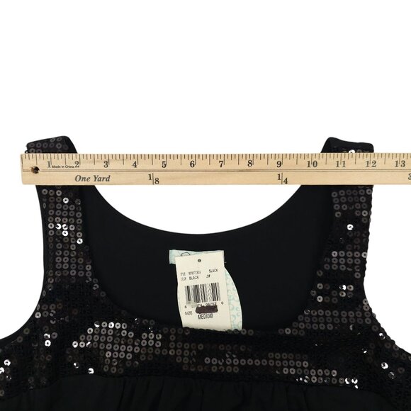 Speechless Mini Dress Womens Size M Sequined Top Party Cocktail Banded Bottom - Picture 4 of 15